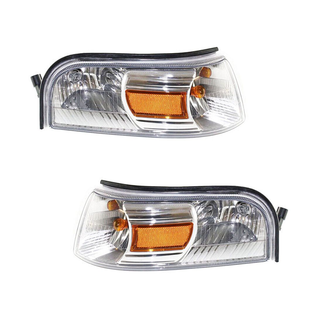 Pair Of Turn Signal Lights For 2006-2009 Mercury Grand Marquis 6W3Z-13200-Aa