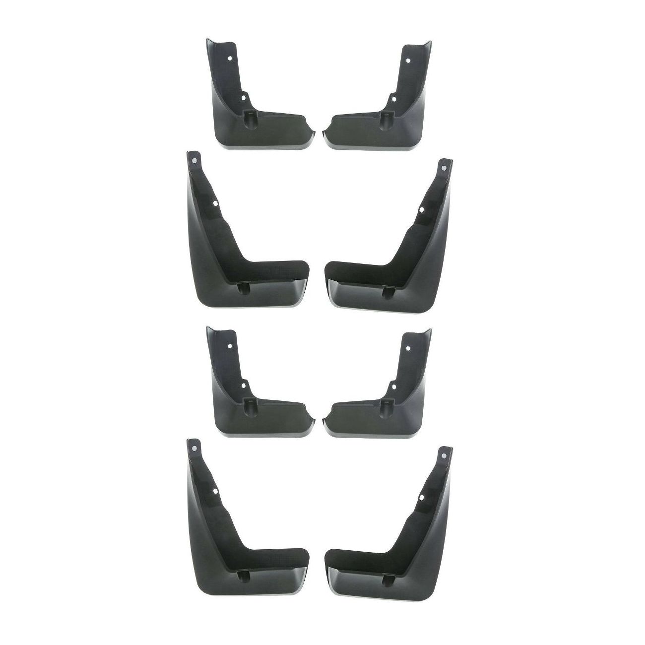 8 PCS - Rear & Front Mudguard Mud Flaps Splash Guard For 19-21 RDX Sport Utility Base