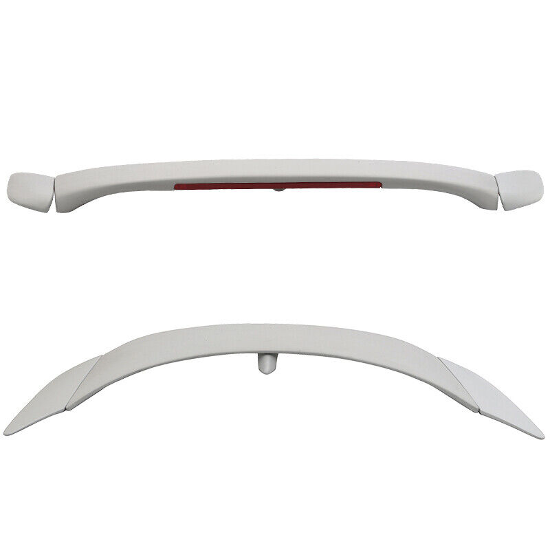 3PCS Rear Trunk Spoiler W/3rd Brake Light OE Style