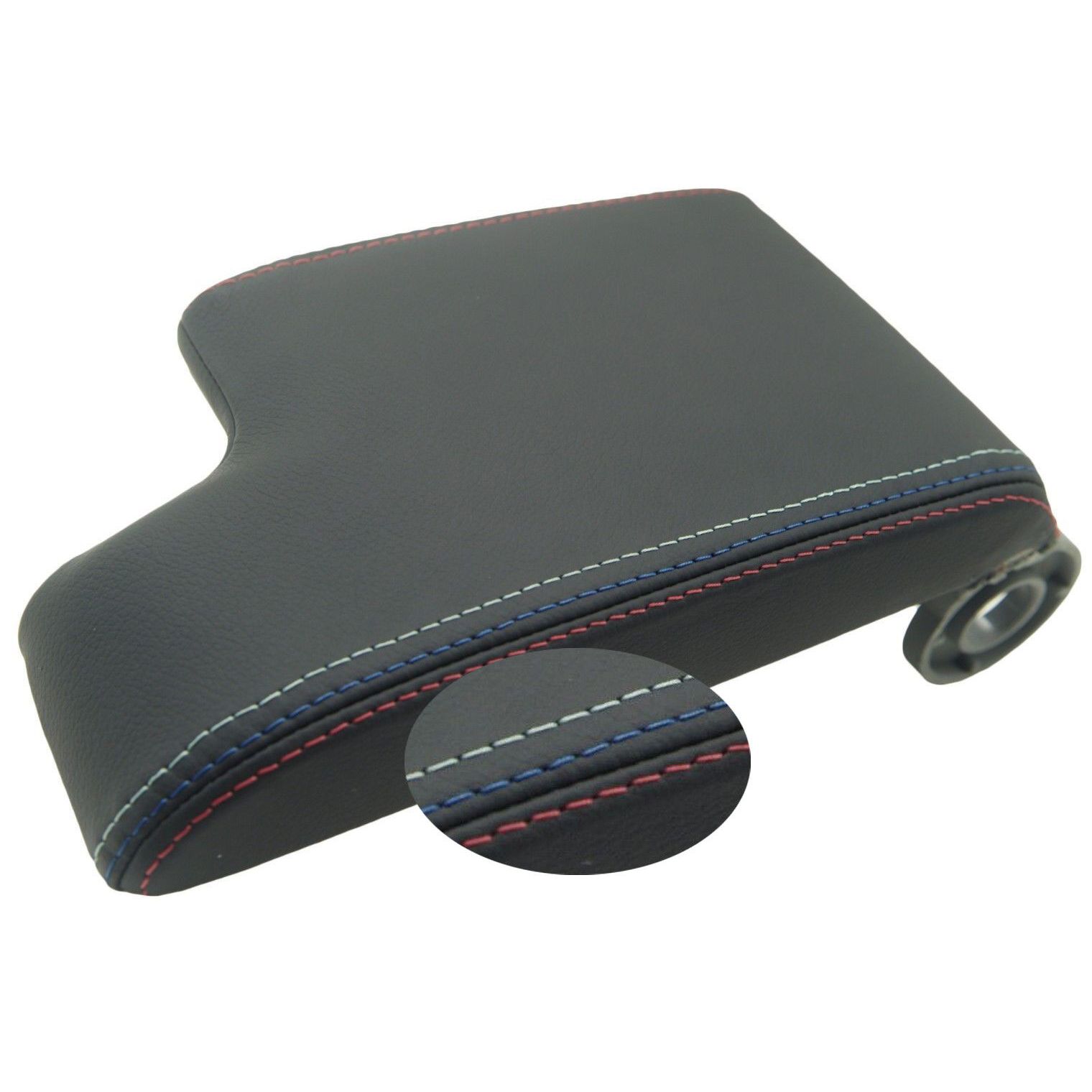 Center Console Armrest Leather Synthetic Cover For BMW E46 99-04 M Type