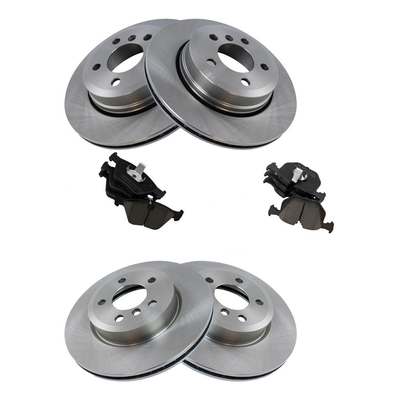 For 04-10 X3 Sport Utility Disc Brake Pad & Rotor Front & Rear Posi Ceramic Kit
