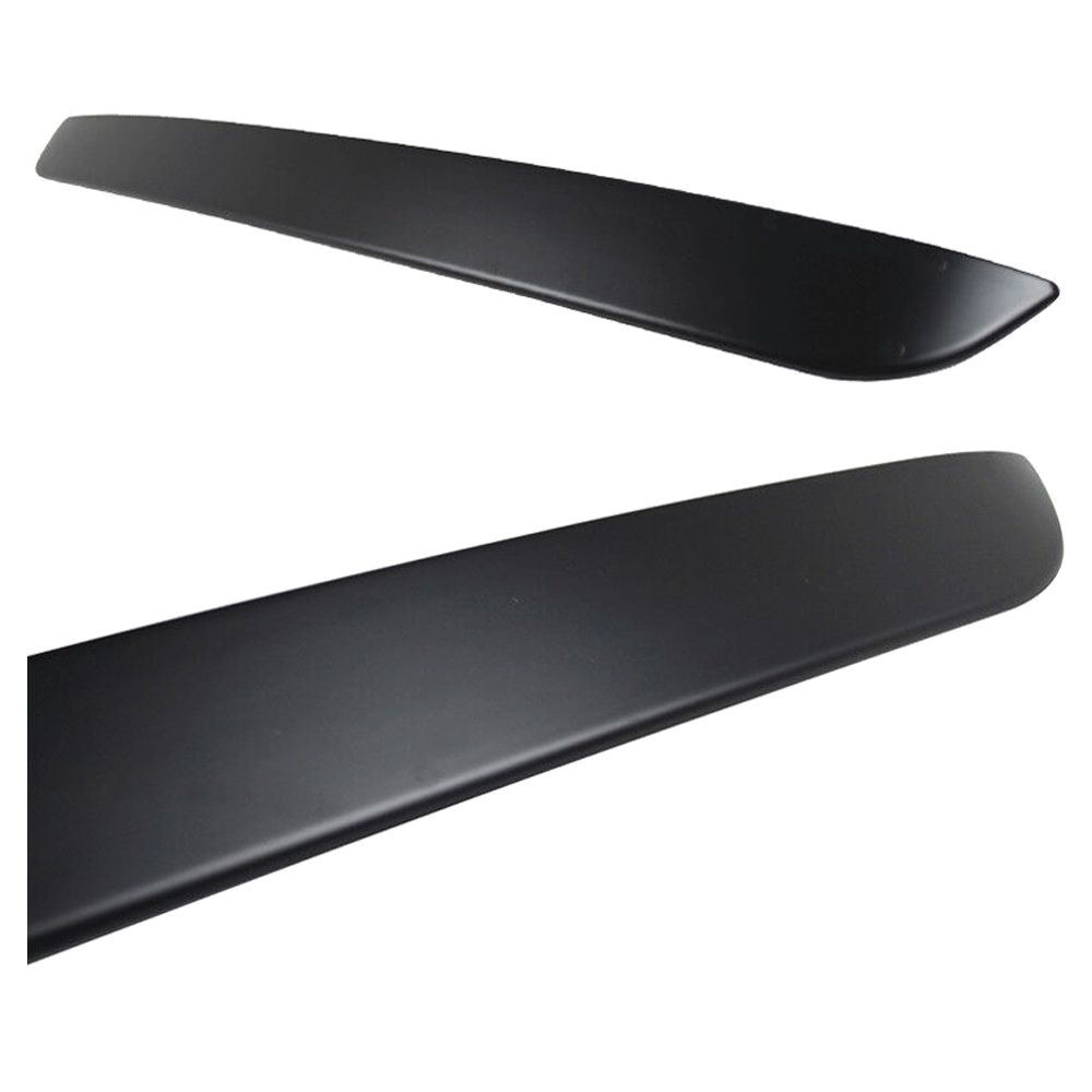 Fit 17-23 Benz E Class W213 Sedan OE Style Unpainted Black Rear Roof Spoiler ABS