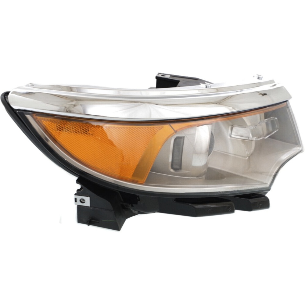Headlight For Ford 11-14 Edge SEL 11-14 Edge Sport Right Clear Lens With Bulb