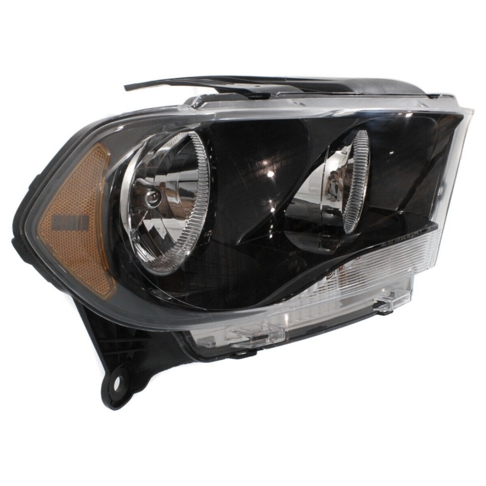 Halogen Headlight Set Black Interior Left And Right For 11-13 Durango