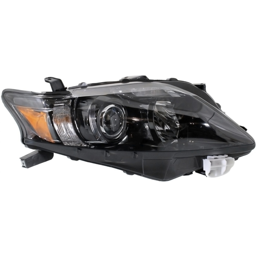 Headlight Set For 10-12 Lexus RX350 Left And Right Black Housing 2Pc
