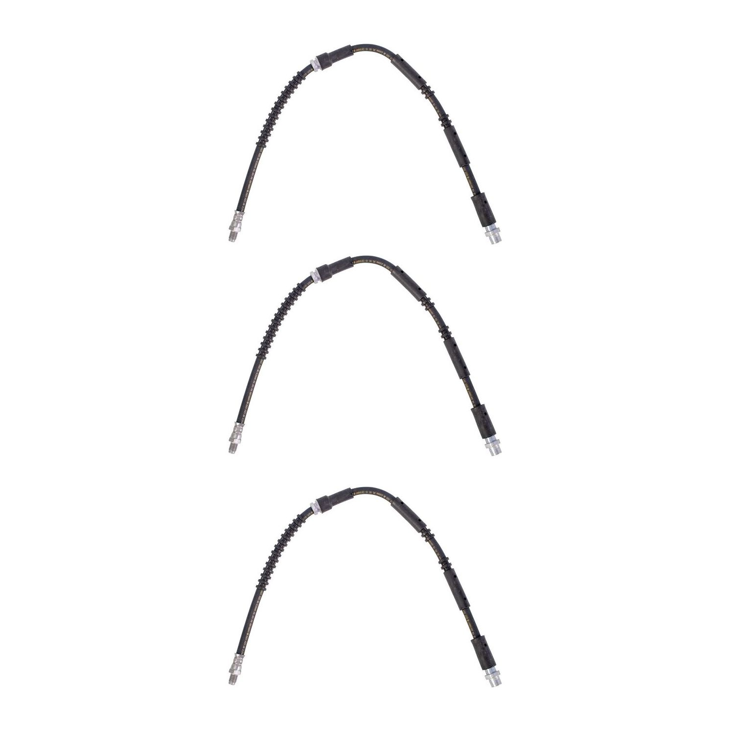 3 Sets Of - Series Front Brake Hose For BMW 09-18 X5 Sport Utility 08-18 X6 Sport