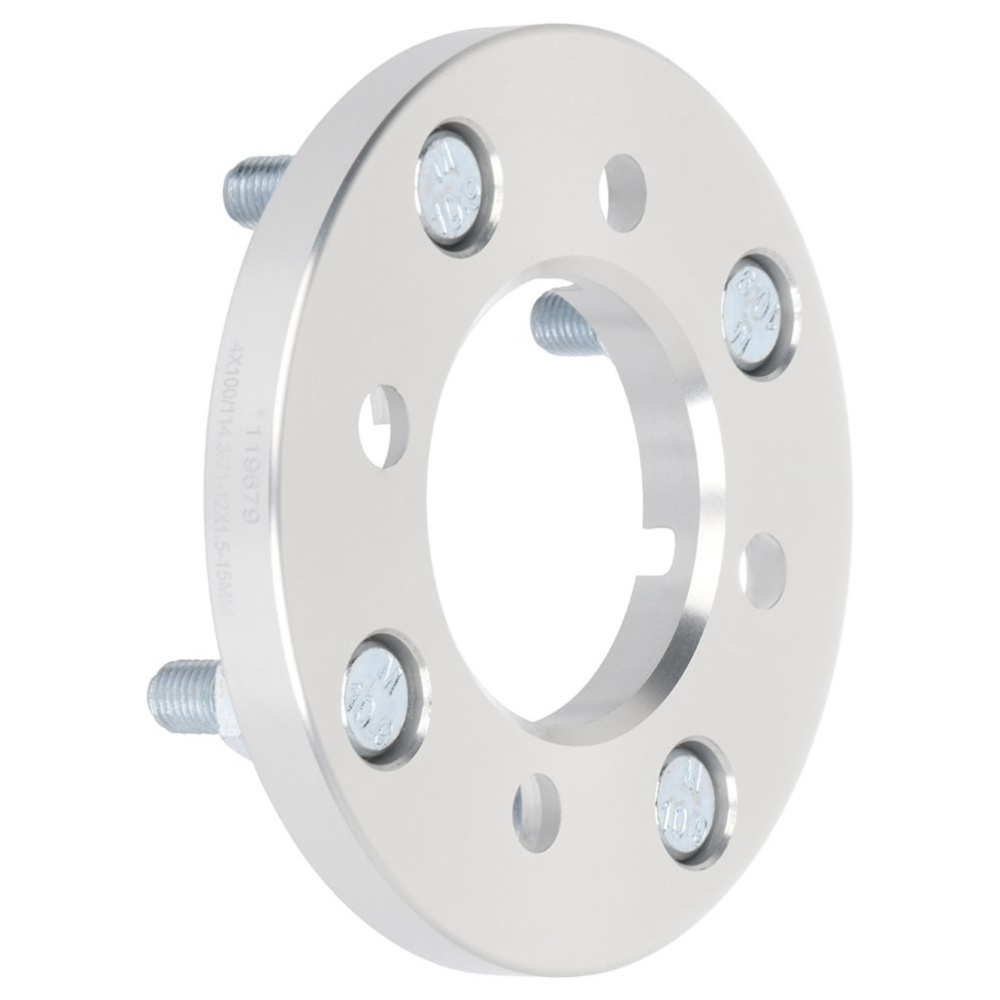 2 Pcs 15mm 4x100 To 4x114.3 12x1.5 Studs Wheel Spacers For Toyota Pontiac