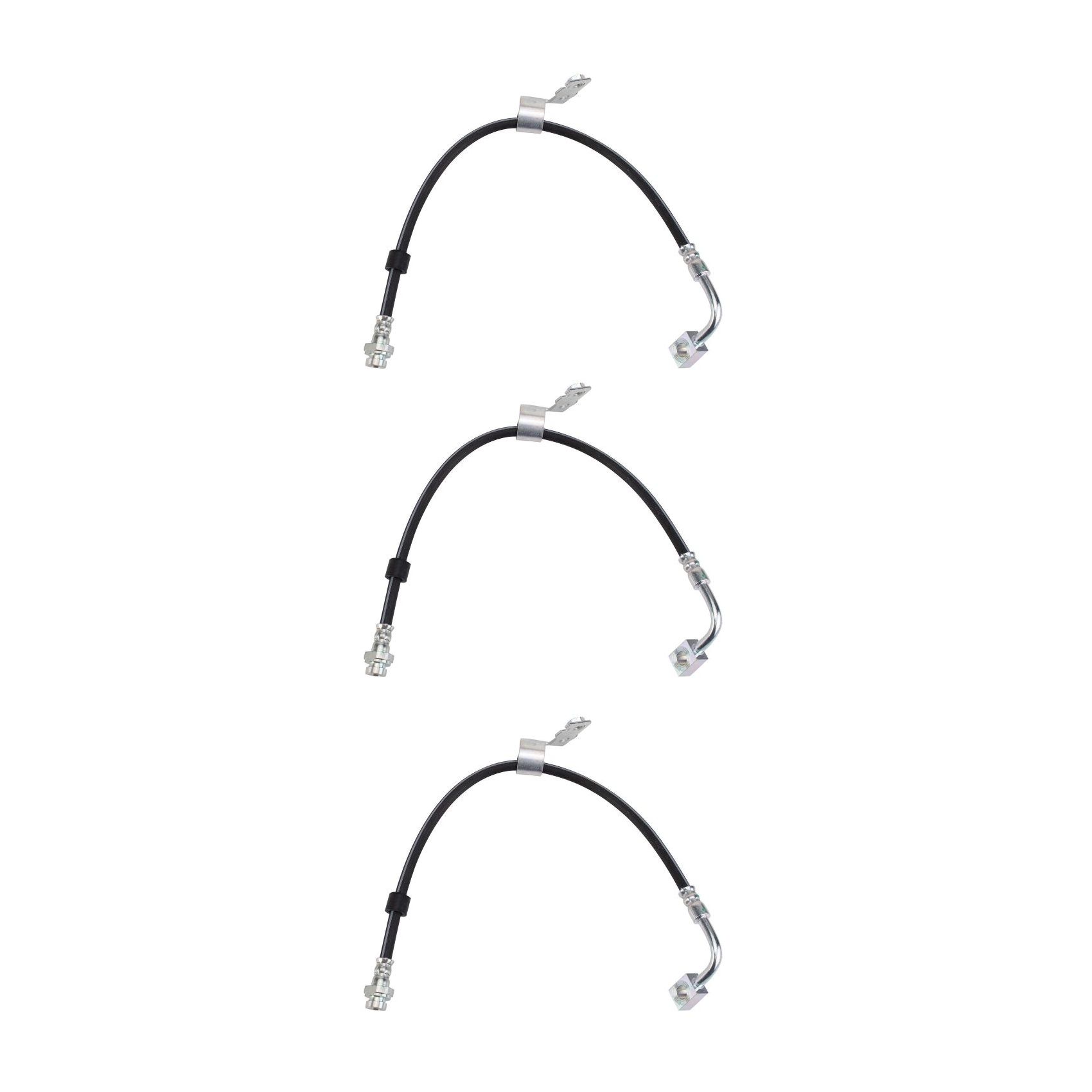 3 Sets Of - For 2009-2020 Dodge Journey Sport Utility Front Left Brake Hose