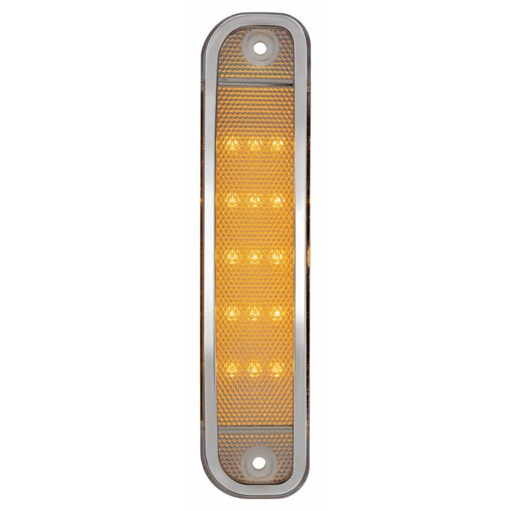 2 Sets Of - Clear Amber LED Side Marker Light Set For Chevrolet GMC Truck