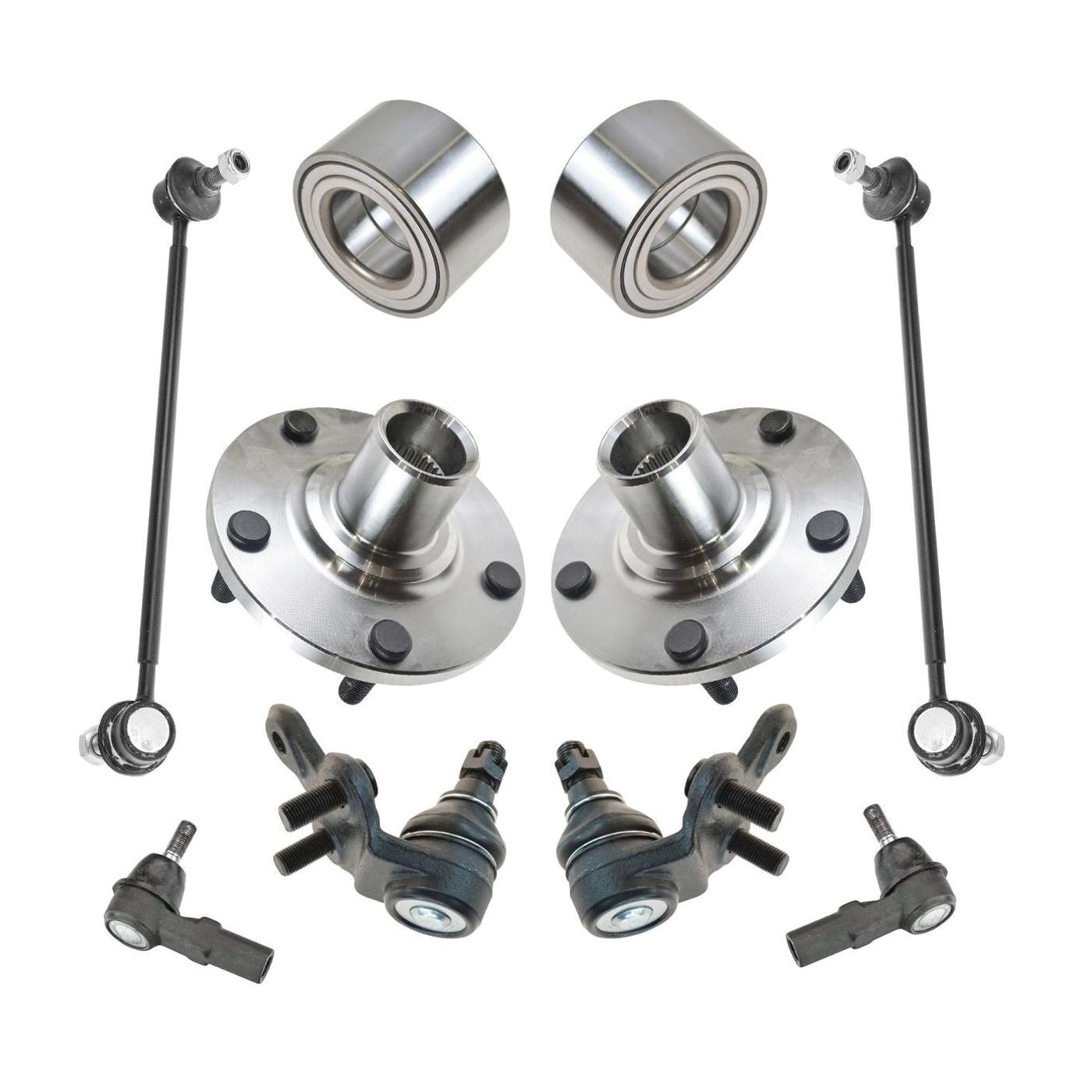 Steering Suspension Kit Front Driver Passenger Set Of 8 For Toyota Lexus
