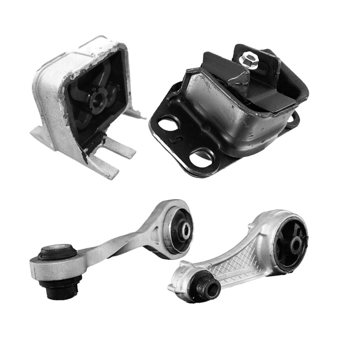 Front Right Front Rear & Rear Lower Engine Mounts 4pcs Fits Auto