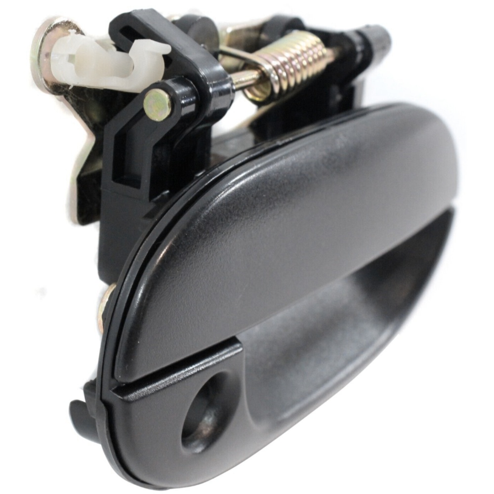 Exterior Door Handle For 1997-1999 Hyundai Accent Front Passenger Black Plastic