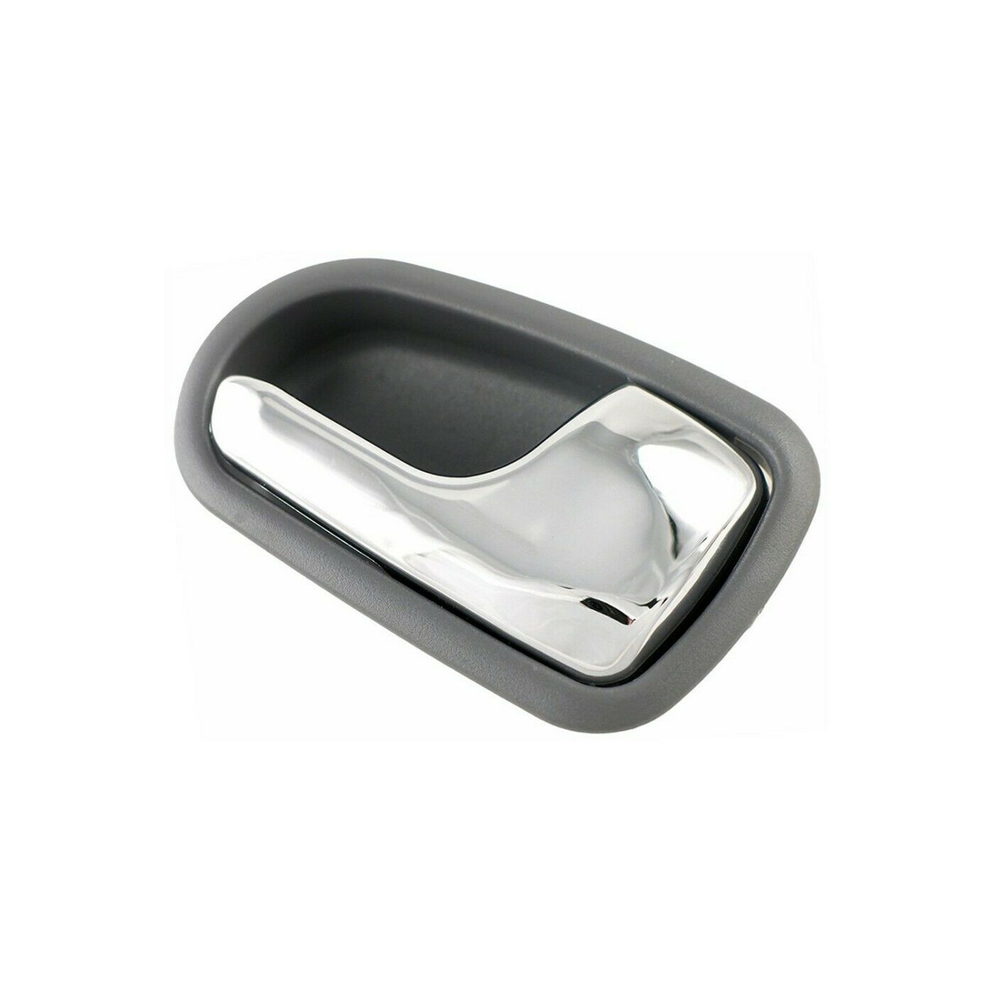 Inner Interior Inside Chrome & Gray Door Handle Pair Set For Mazda 626 Protege