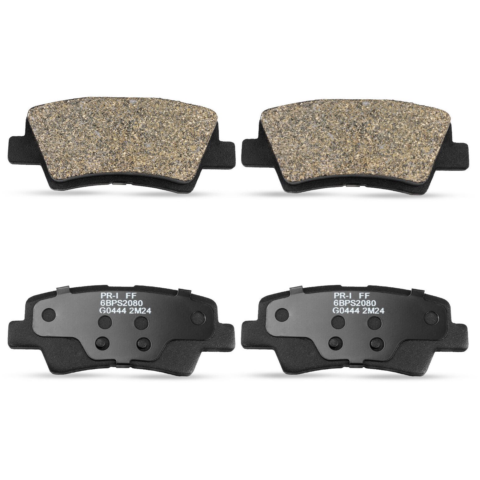 Rear Brake Rotors + Brake Pads For 2012 - 2015 Hyundai Azera Sonata Kia Optima