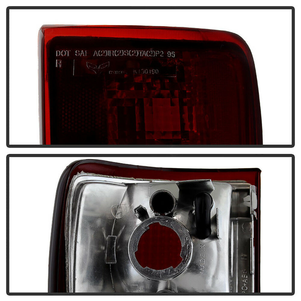 [DARK RED] For 1995-2005 Blazer Bravada Jimmy Rear Brake Tail Lights LEFT RIGHT