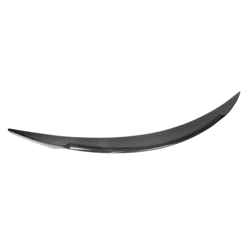 For 21-23 S Plaid Sedan Trunk Spoiler V Style Carbon Fiber Rear Deck Lid Wing