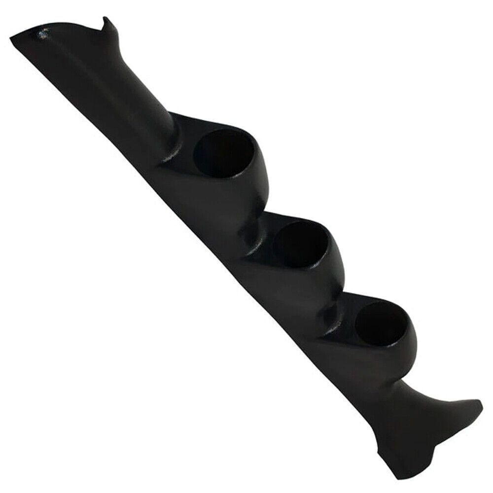 Black Triple Gauge 52mm Pillar For 1995-2002 Pontiac Sunfire