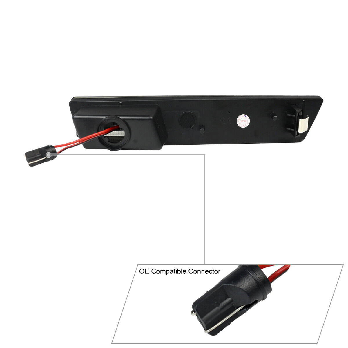 Smoke Side Marker Lights Front&Rear 4 Pieces