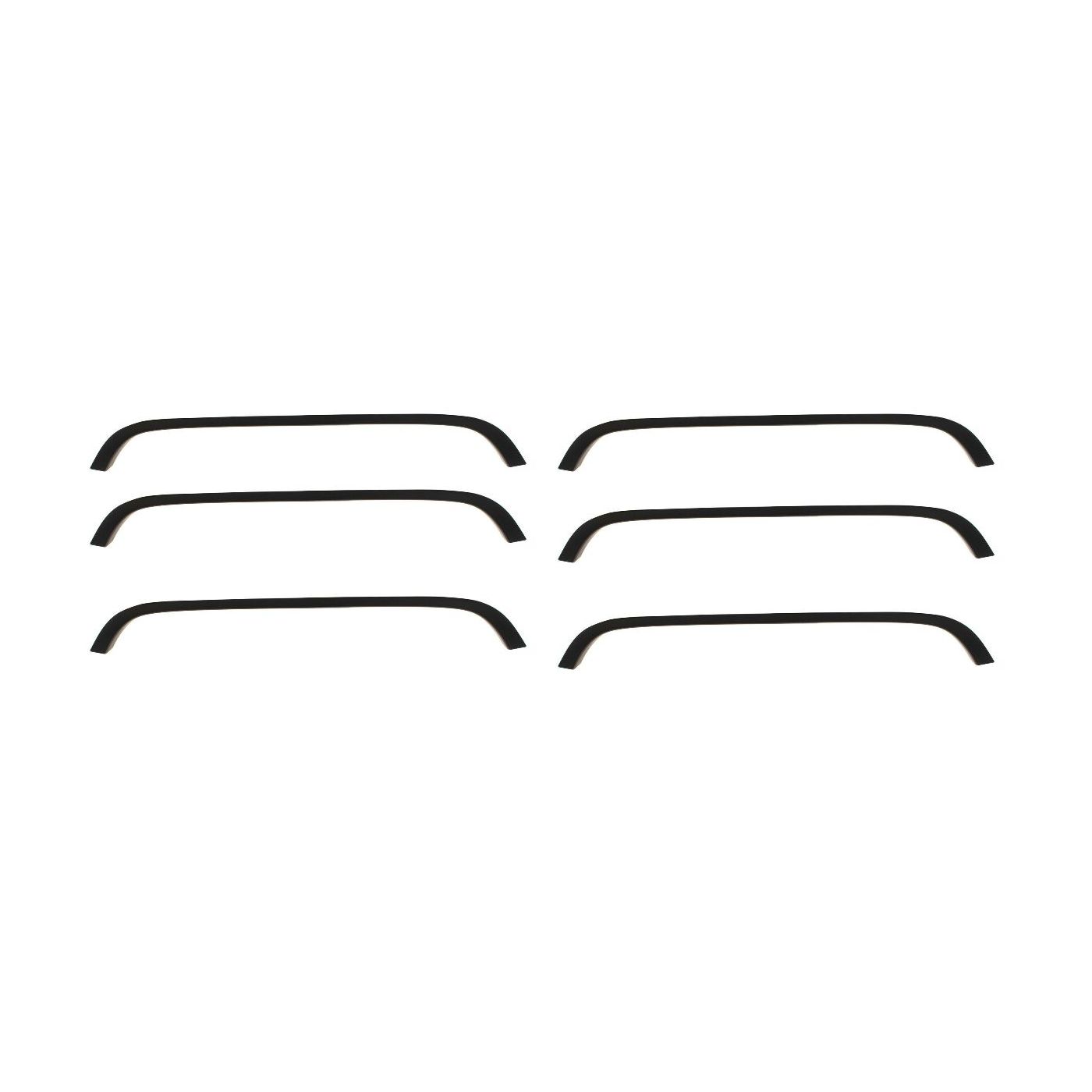 6 Sets Of - Hood Molding Trim Moulding Front Black For 12-15 Cooper MC1235102