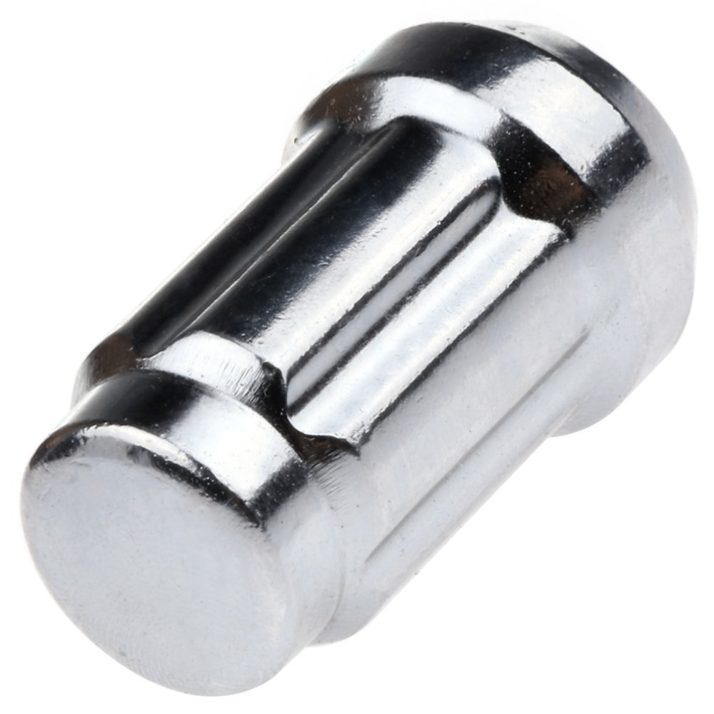 20-pcs Chrome Finish 1/2"-20 Spline Acorn Closed End Lug Nuts For Ford Jeep