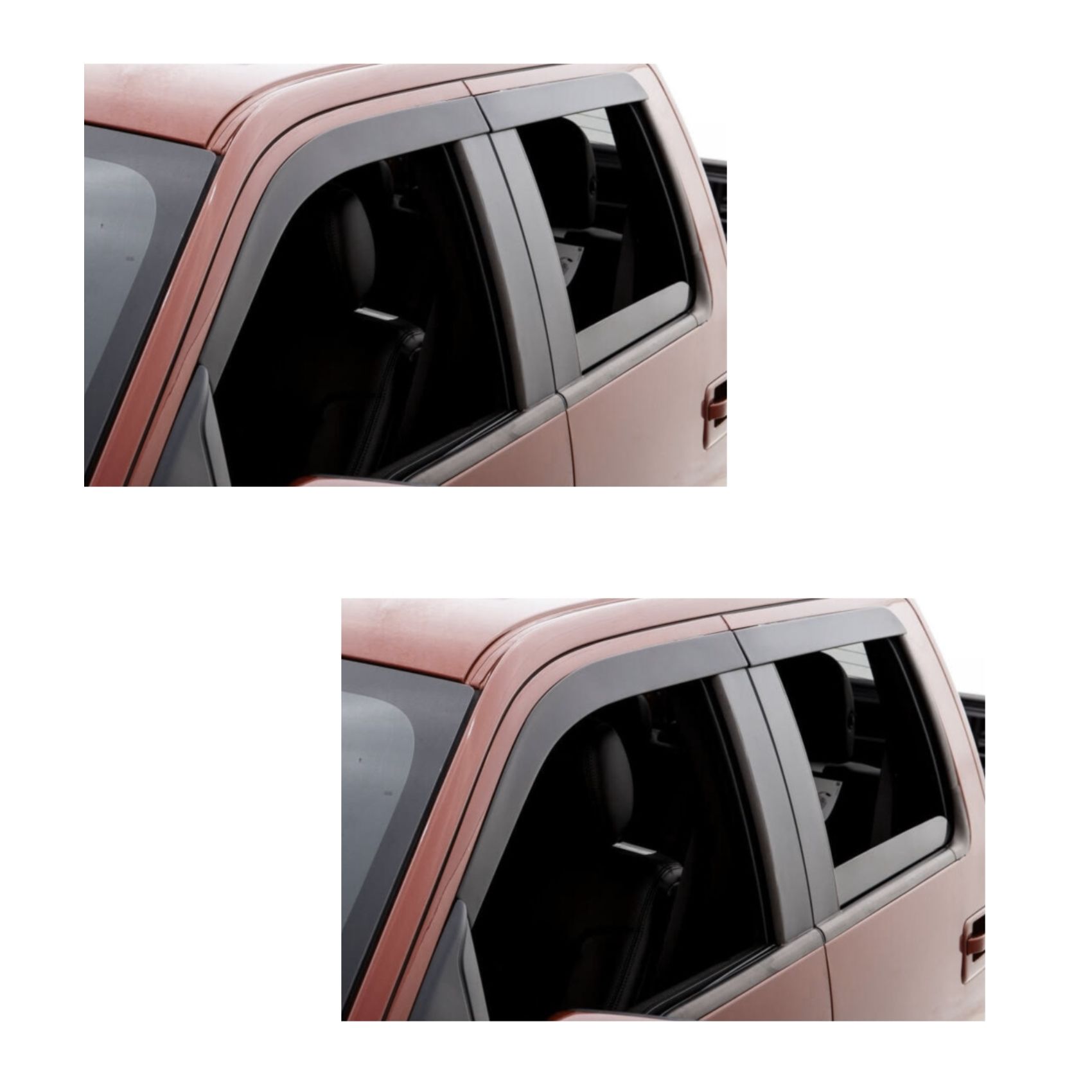 2 Sets Of - For RX350 RX450h Smoke Out Channel Window Visor Door Window Protection