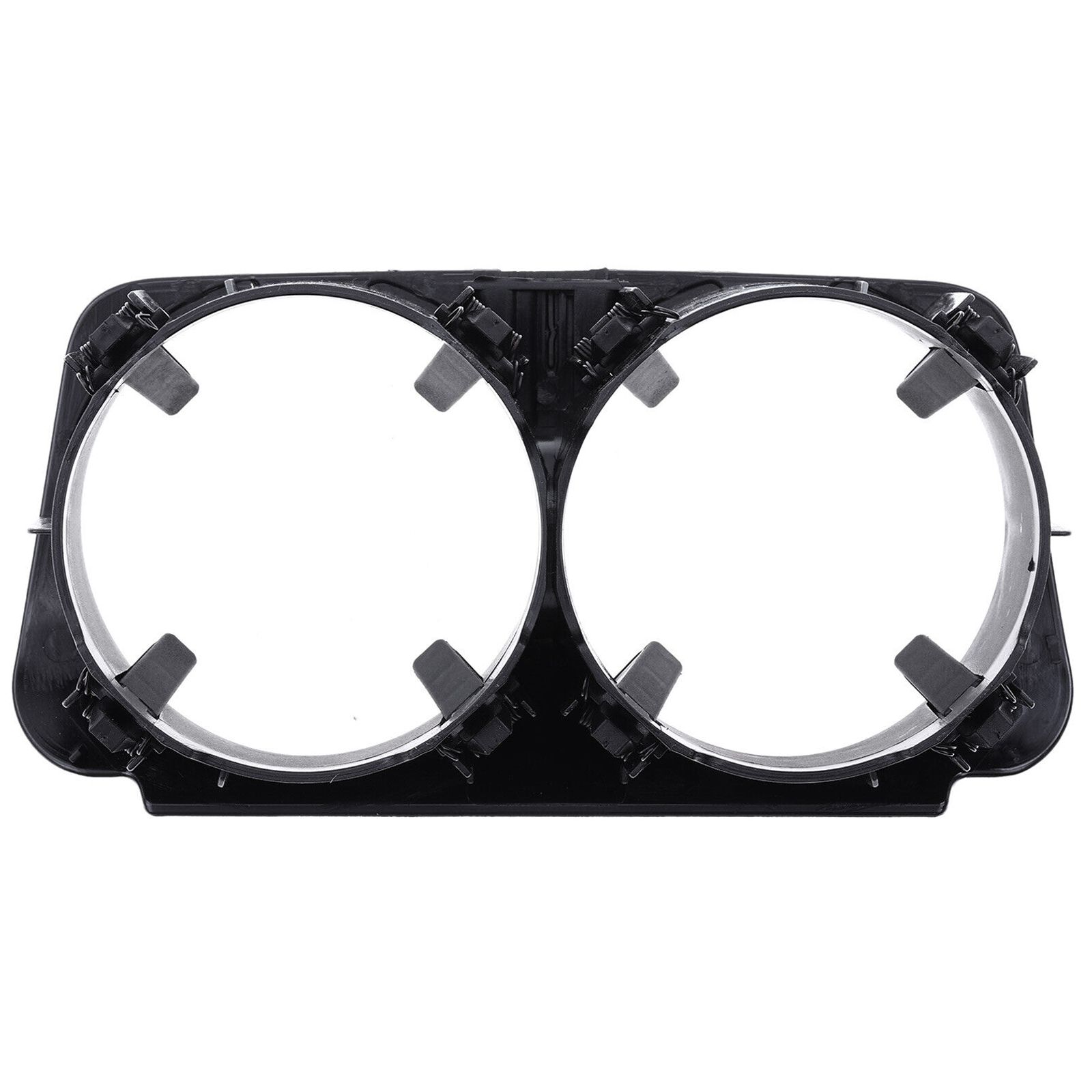Front Dual Cup Holder For Mercedes-Benz W205 C205 C43 AMG C200 2015-2018 Black