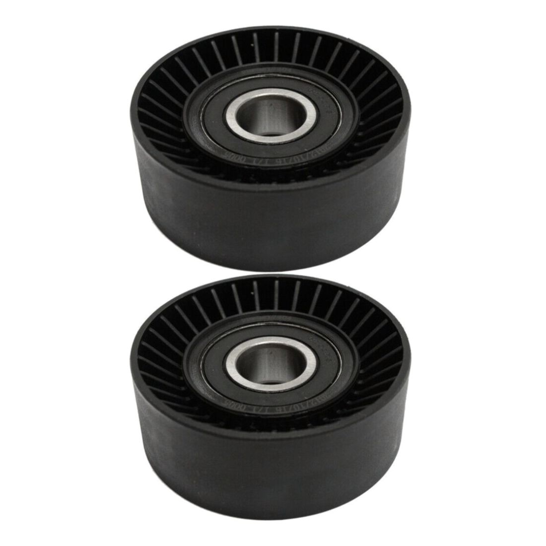 Set Of 2 Accessory Belt Idler Pulleys Upper Coupe Sedan For Ram 1500 2500 Pair