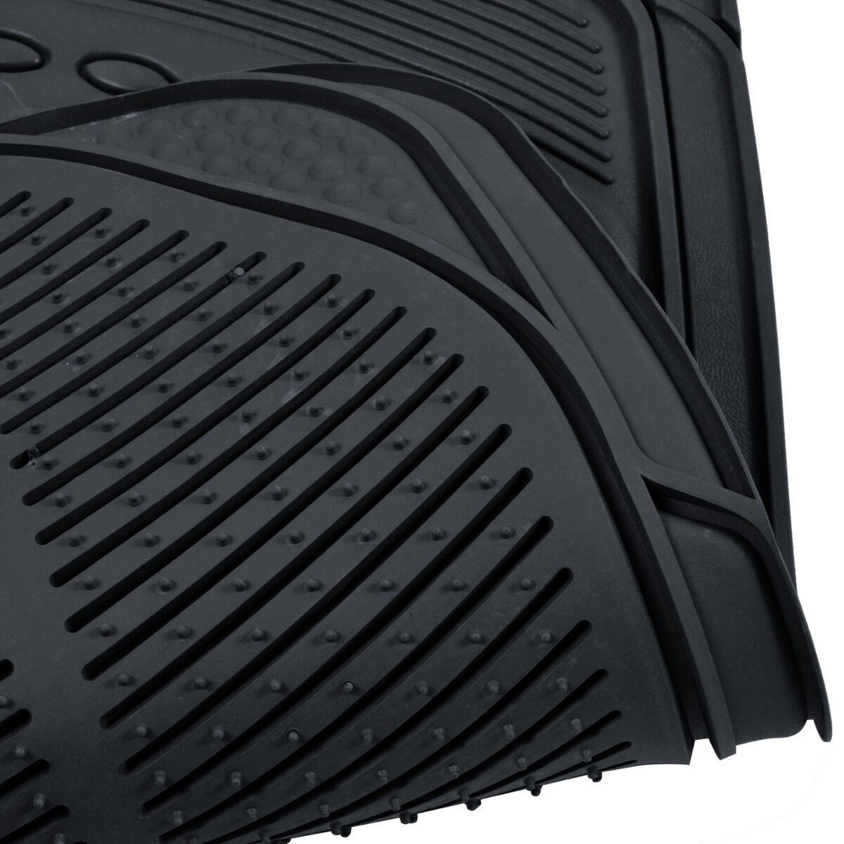 All Weather Heavy Duty Black Rubber Car For 2003-2015 Kia Sorento Floor Mats