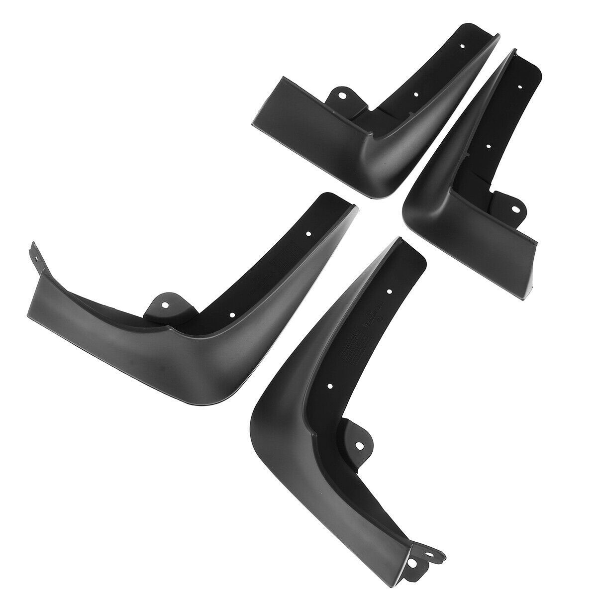 4pcs Front & Rear Splash Guards Mud Flaps Mudguards For 2016-2019 Tesla X Model