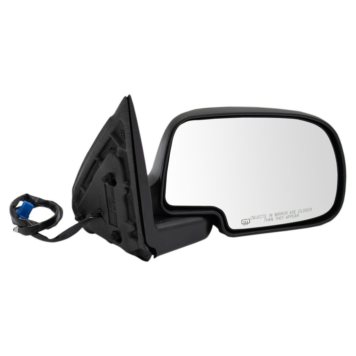 2 Sets Of - Mirror Power Heated Flat Black Passenger Right For Chevrolet GMC