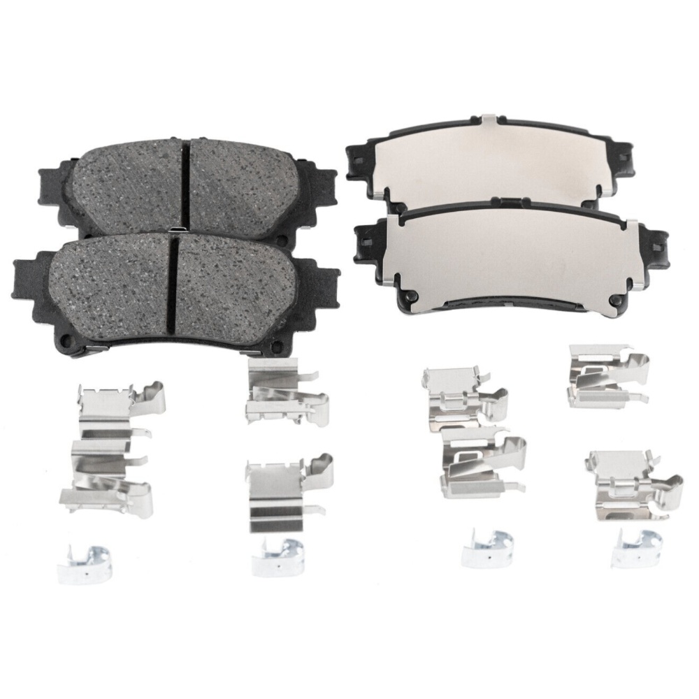 Brake Pad Set For 2011-2020 Toyota Sienna Rear 2-Wheel Set FWD