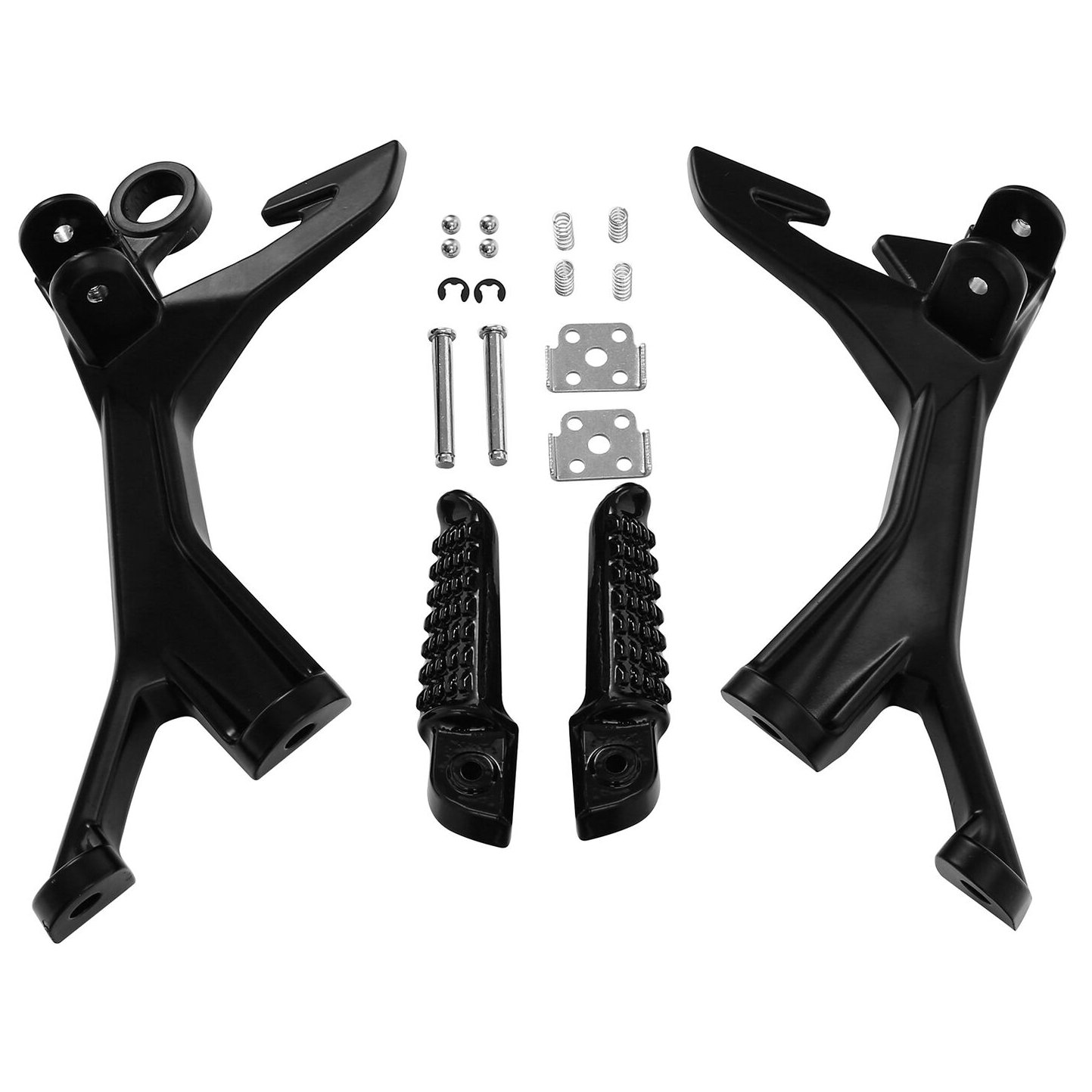 Rear Passenger Footrests Pegs Bracket For 18-23 Ninja 400 19-22 Z400 Ninja 400