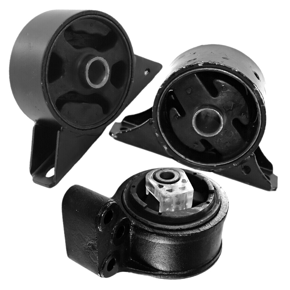 Front, Front Right & Rear Engine Motor Mounts 3Pcs Set 1.9L