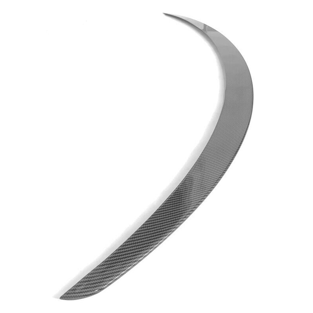 Fits 17-23 Tesla Model 3 4DR OE Rear Trunk Spoiler Wing Carbon Fiber Print - ABS