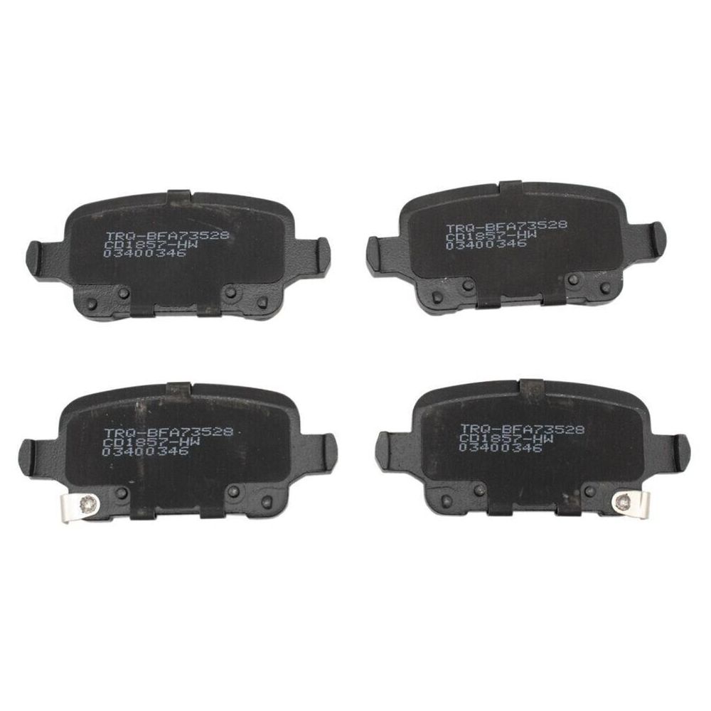For 2017-2022 Chevrolet Bolt EV Hatchback Rear Posi Ceramic Disc Brake Pad Set