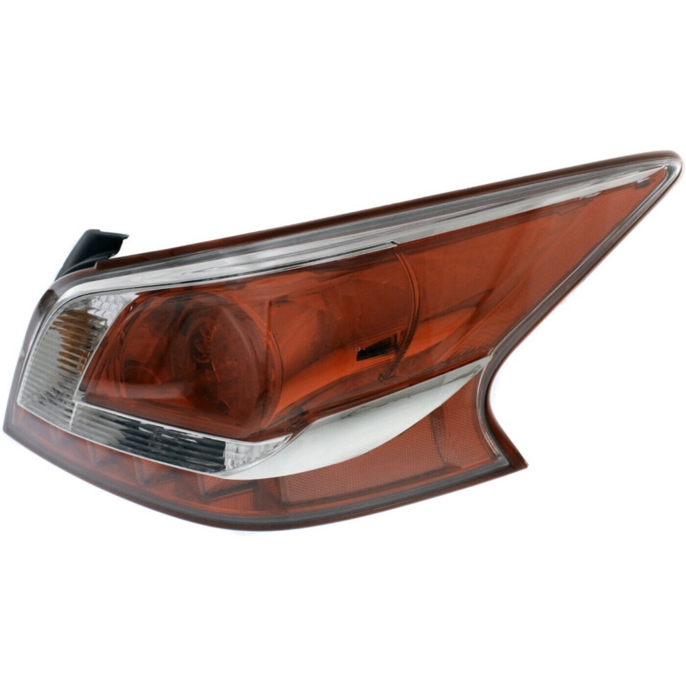 LED Tail Light Set For 2013-2014 Nissan Altima Clear & Red Lens W/ Bulbs 2Pcs