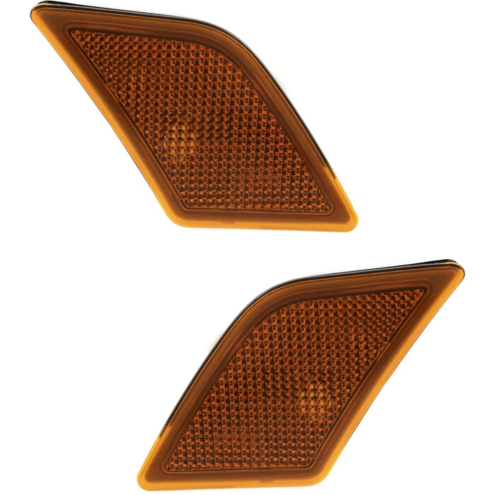 2 Sets Of - Side Marker Set For 2008-2011 C300 Lens/Housing Front 2-Pcs