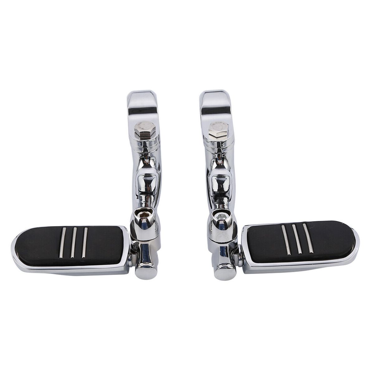 For 14-21 CVO 360 Adjustable Highway Foot Pegs 1 1/4" Engine Guard Long Mount