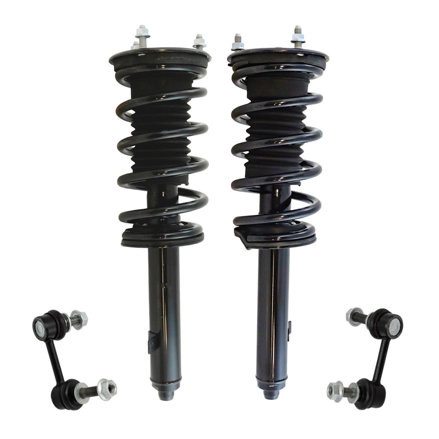 Front Strut & Spring Assemblies With Sway Bar End Links Kit For Lexus IS350 IS25