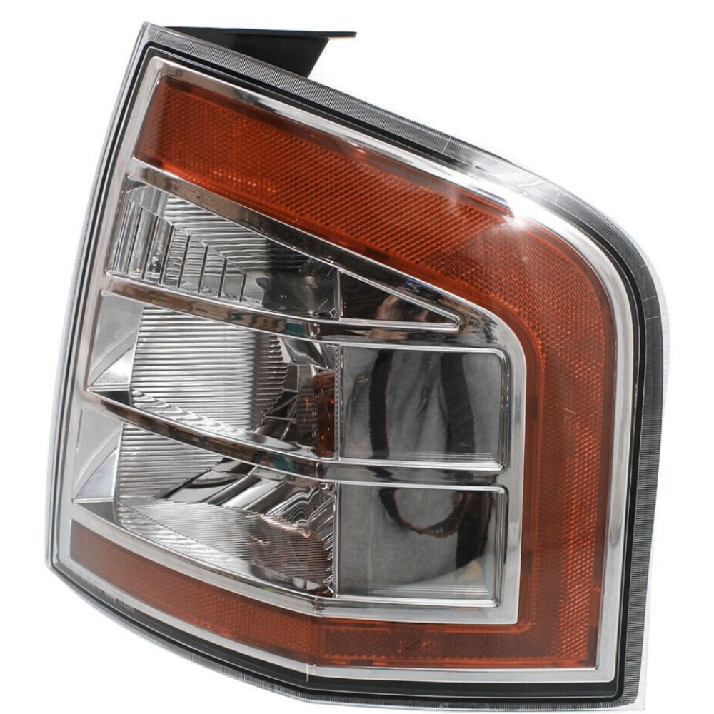 Halogen Tail Light For Ford 07-10 Edge Right Clear/Red Lens W/ Bulbs