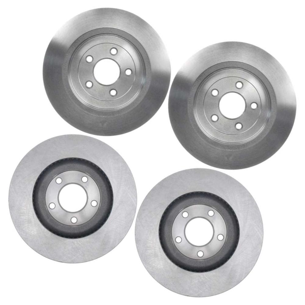 For 2011 2012 2013 2014 Ford Edge Lincoln MKX Front Rear Brake Rotors