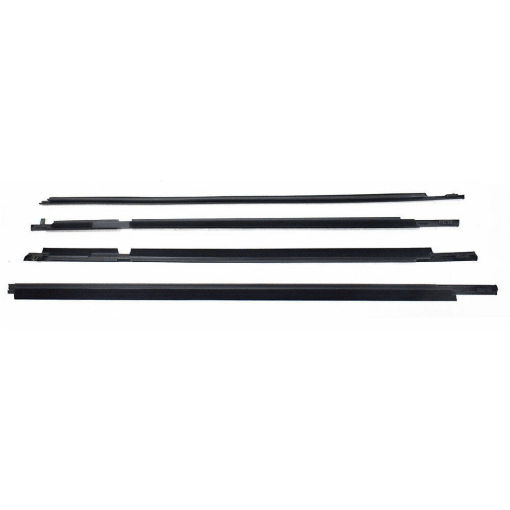 Car Weatherstrip Window Moulding Trim Seal Belt 4pcs For 03-09 Lexus GX470 Base