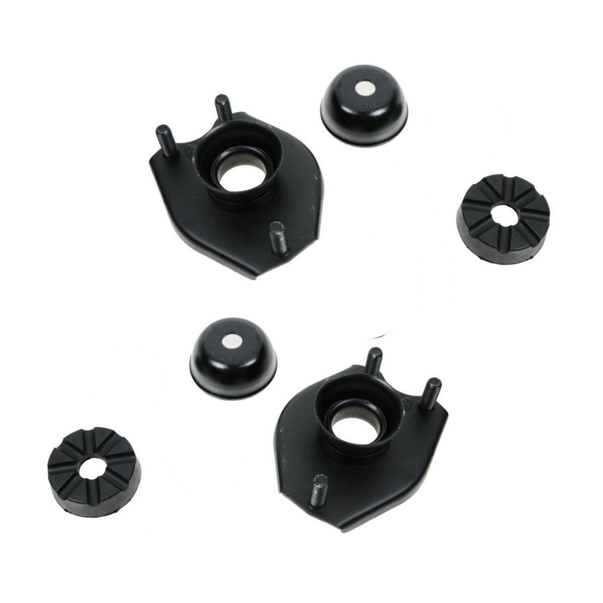 Front Upper Shock Strut Mount Kit Plates Bushings For Thunderbird