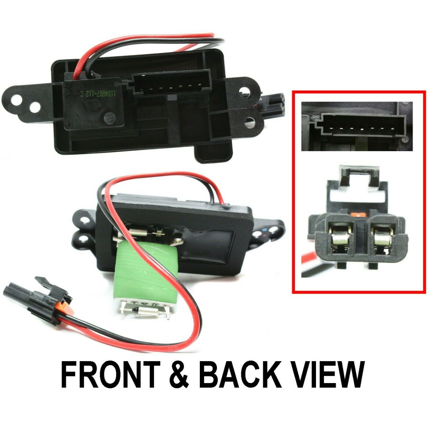 4 Sets Of - Blower Motor Resistor For 2002-2009 Ascender EXT Envoy Trailblazer XUV