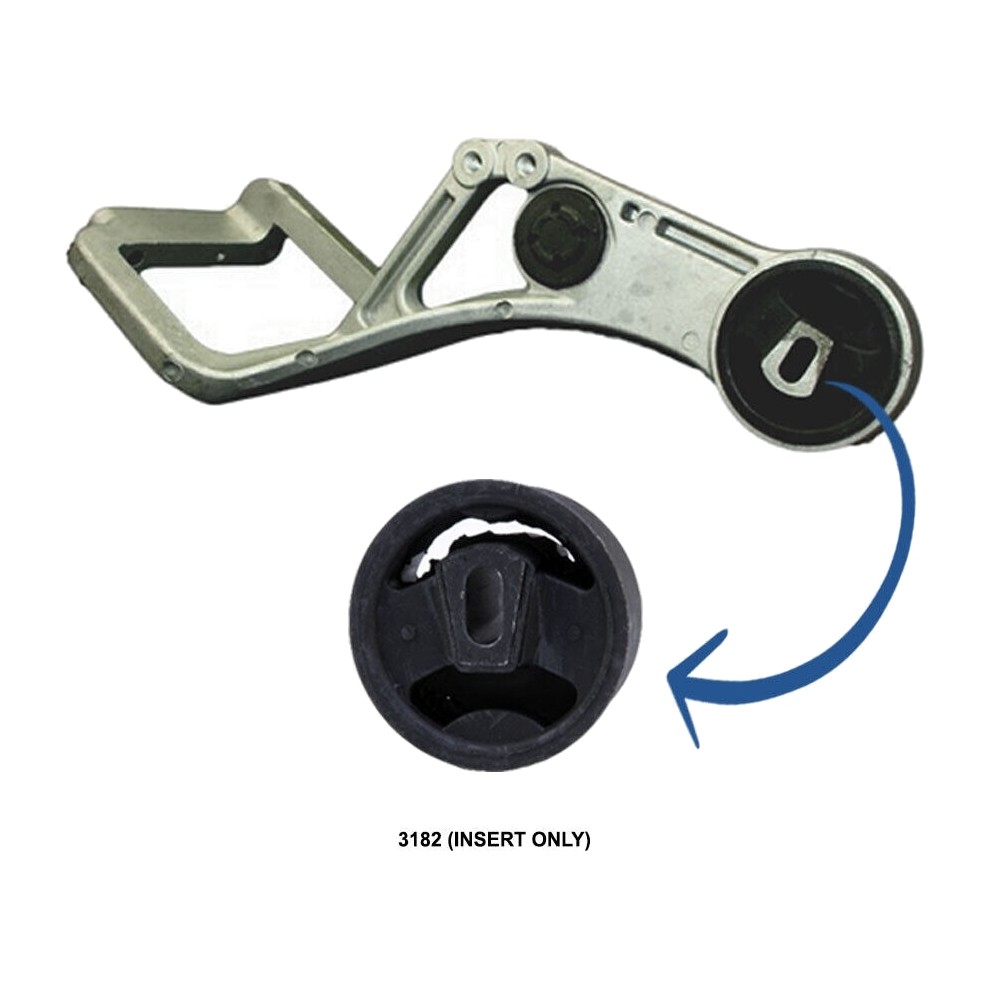 Front L&R,Trans. Rear Insert Torque Bushing W. Rear Motor Mount 5P Freestyle