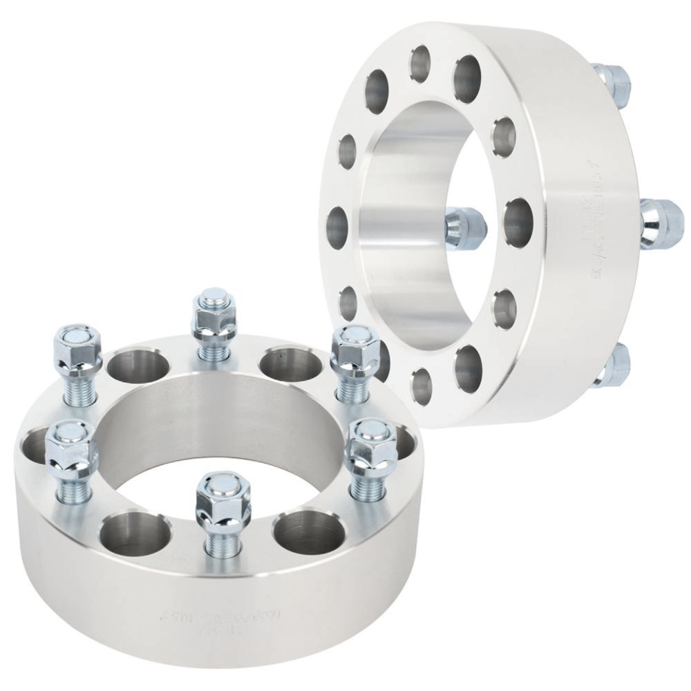 2Pcs 2" 50mm 6x5.5 108mm Wheel Spacers 14x1.5 Studs For Chevrolet GMC