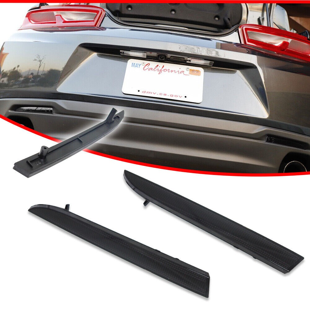 3 Sets Of - SMOKE LENS REAR BUMPER DIFFUSER REFLECTOR