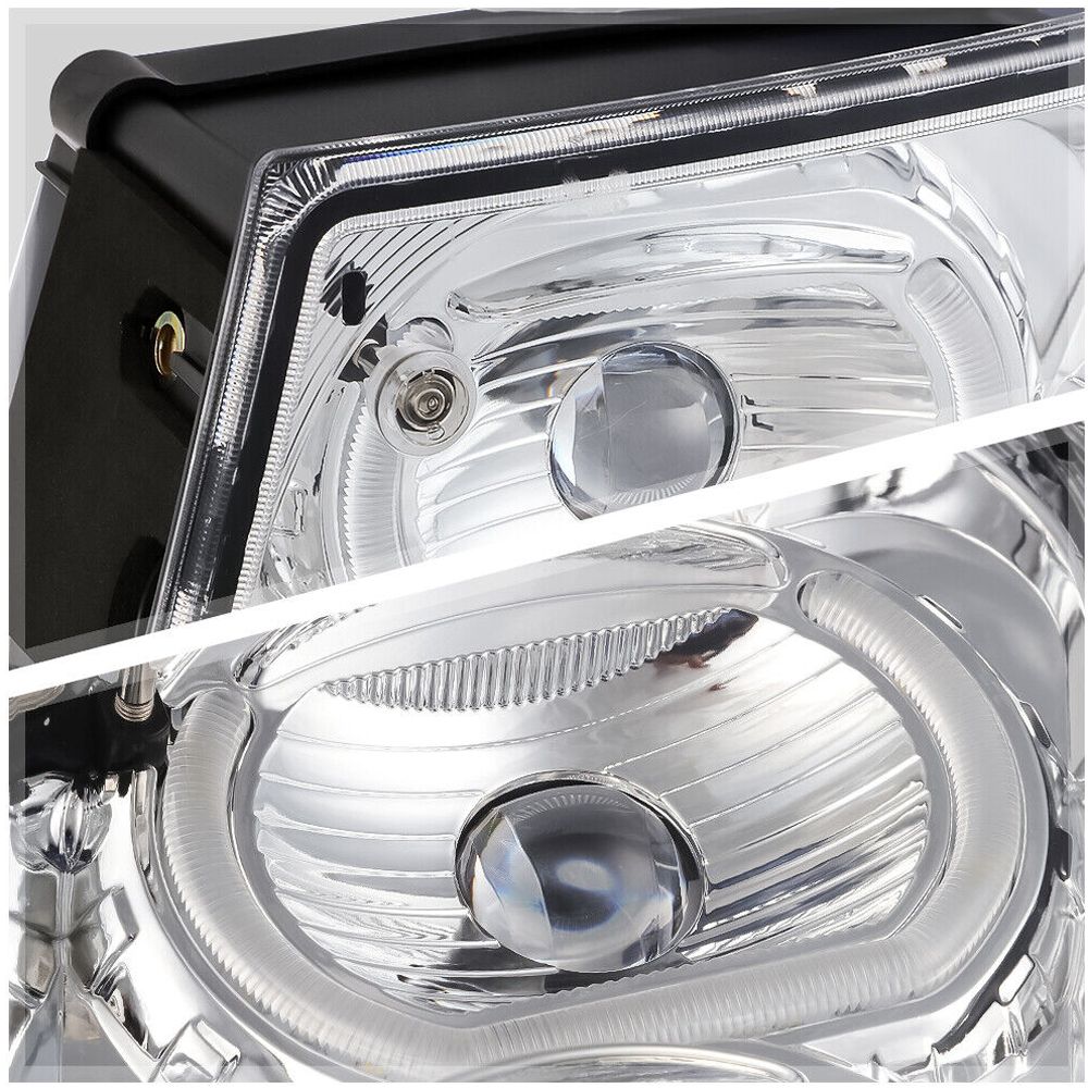 For 04-18 VNL Base A86536-HC200YAHLF Rome {DUAL Led U-HALO} Projector Fog Light