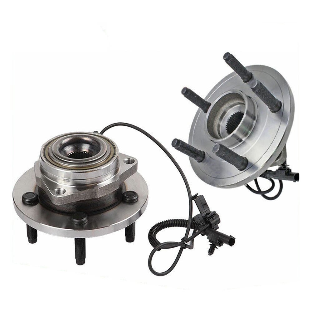 Pair Front Wheel Bearing Hub For Dodge Ram Dakota Mitsubishi Raider W/ ABS 5 Lug