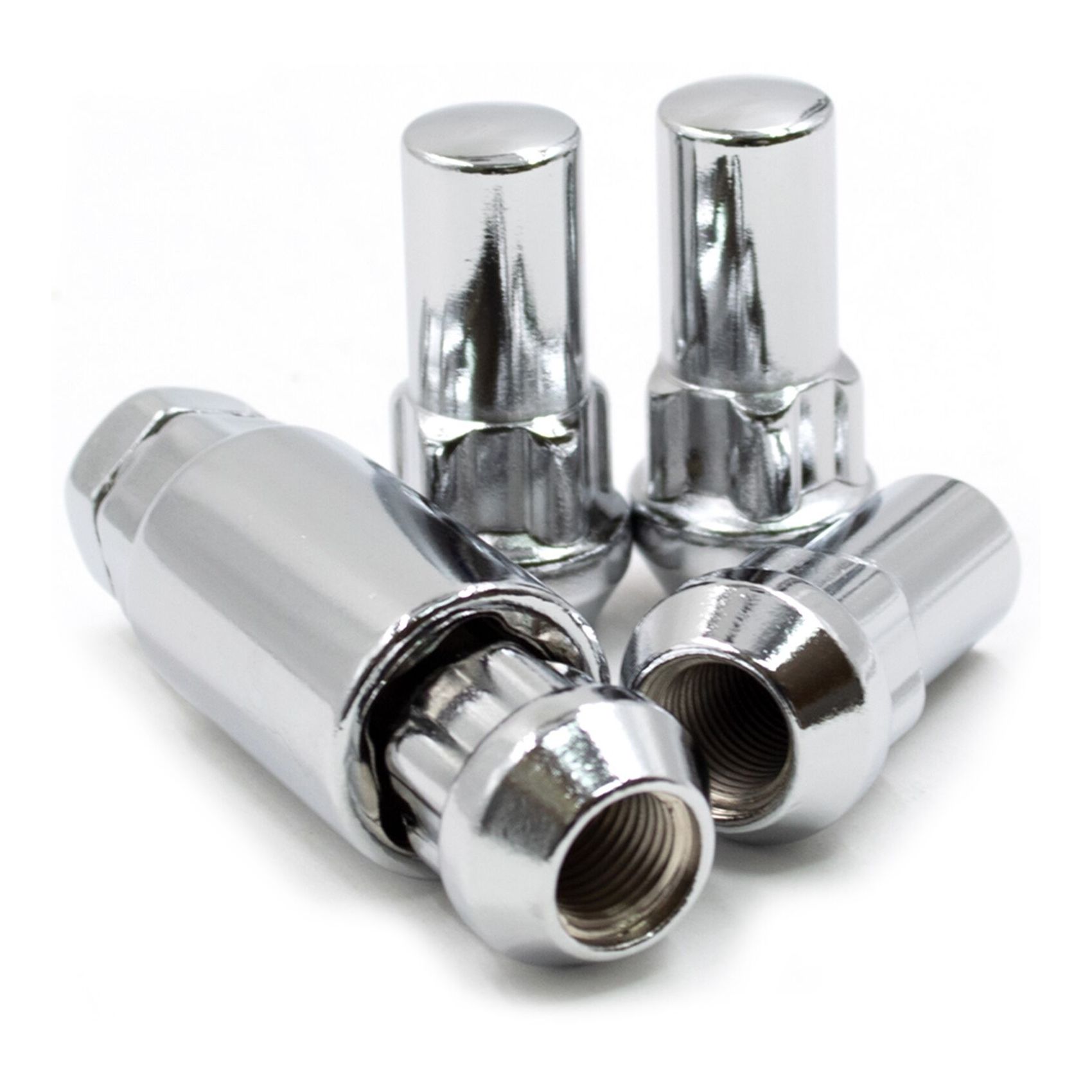 4 Sets Of - Lug Wheel Lock Nuts 14x2 Bulge Acorn Locking Lugs Ford F150 Expedition